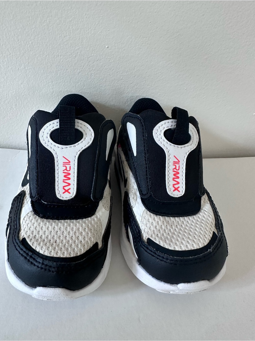 Nike Kids Black and White Air Max Sneakers
